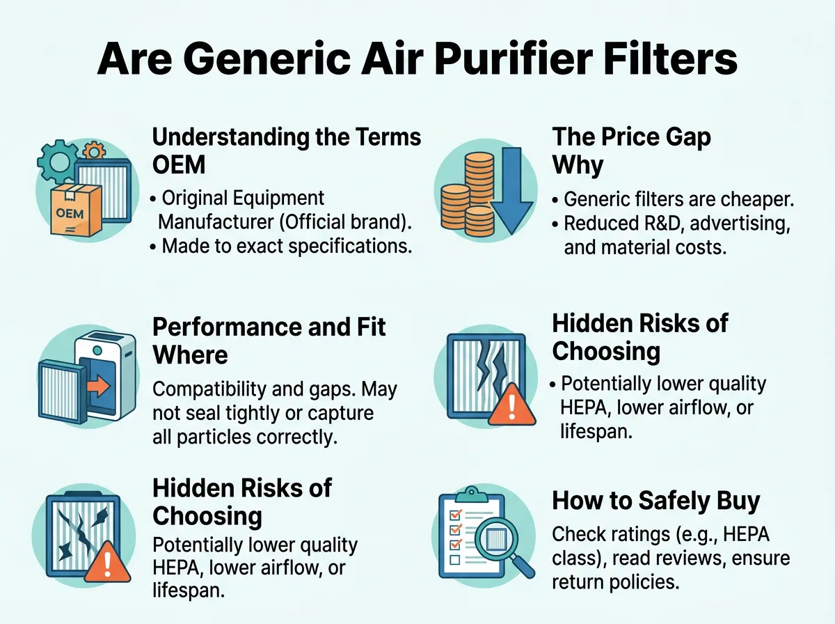 Are Generic Air Purifier Filters as Good as OEM Filters?