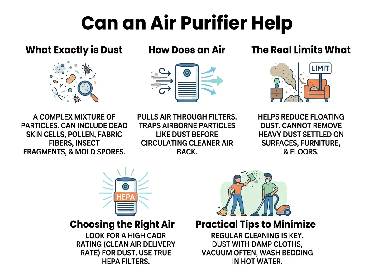 Can an Air Purifier Help With Dust?