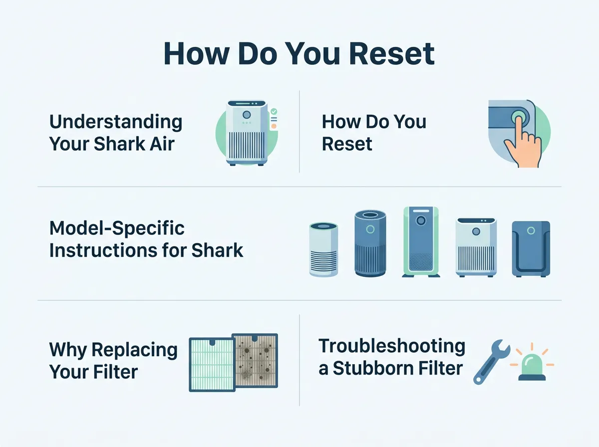 How Do You Reset the Filter Light on a Shark Air Purifier?