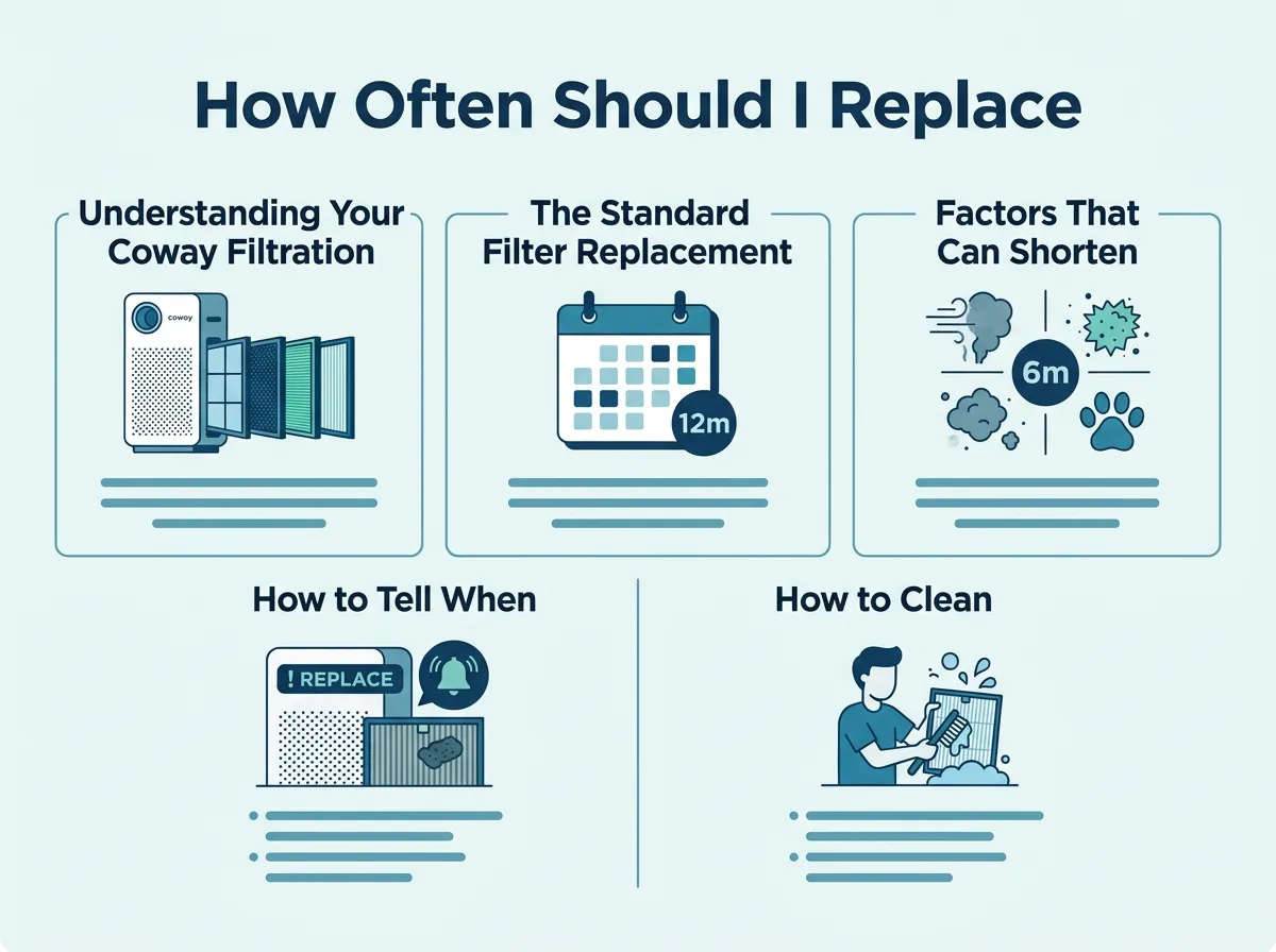 How Often Should I Replace My Coway Filter?