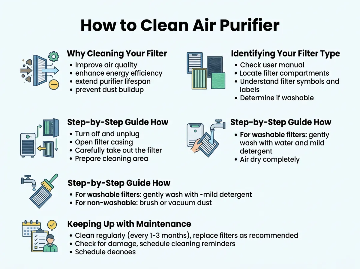 How to Clean Air Purifier Filter?