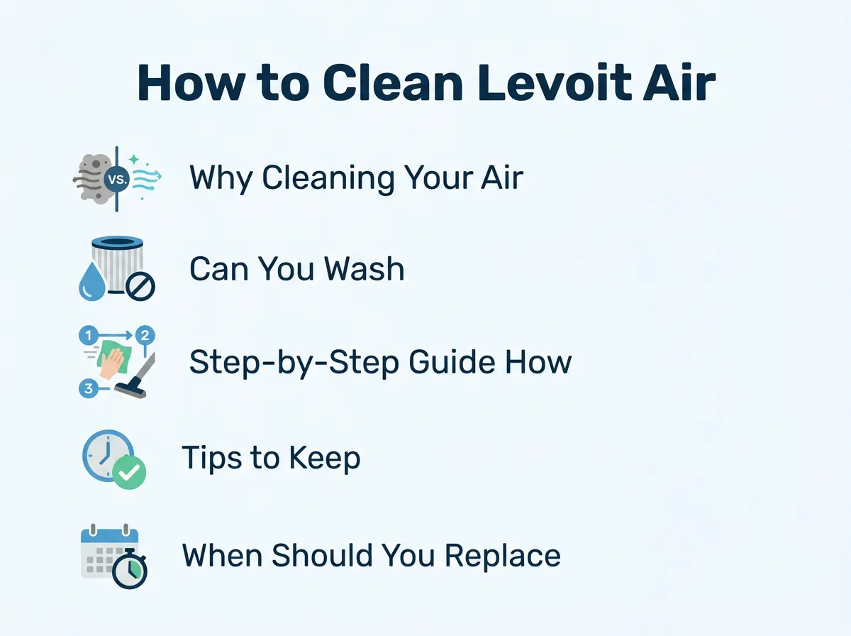 How to Clean Levoit Air Purifier Filter?