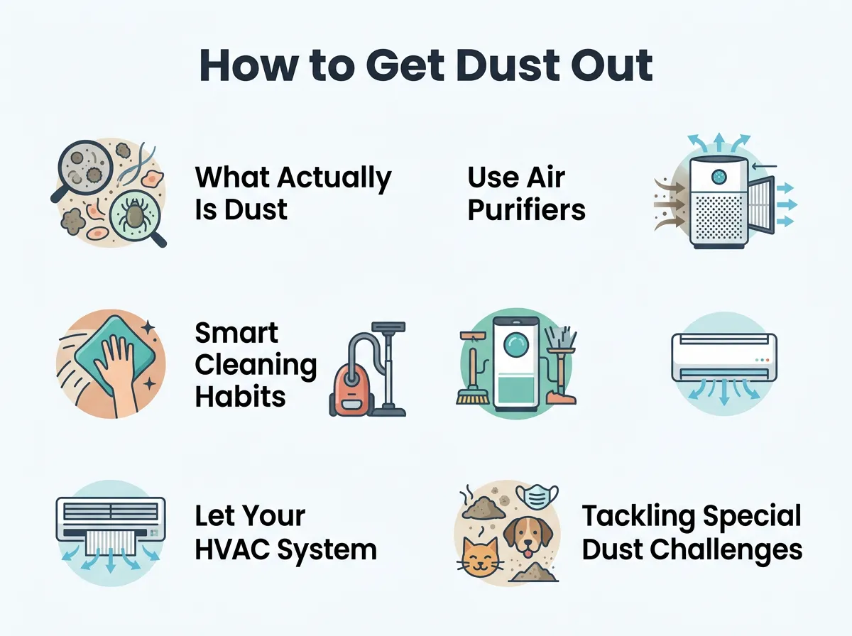 How to Get Dust Out of the Air?