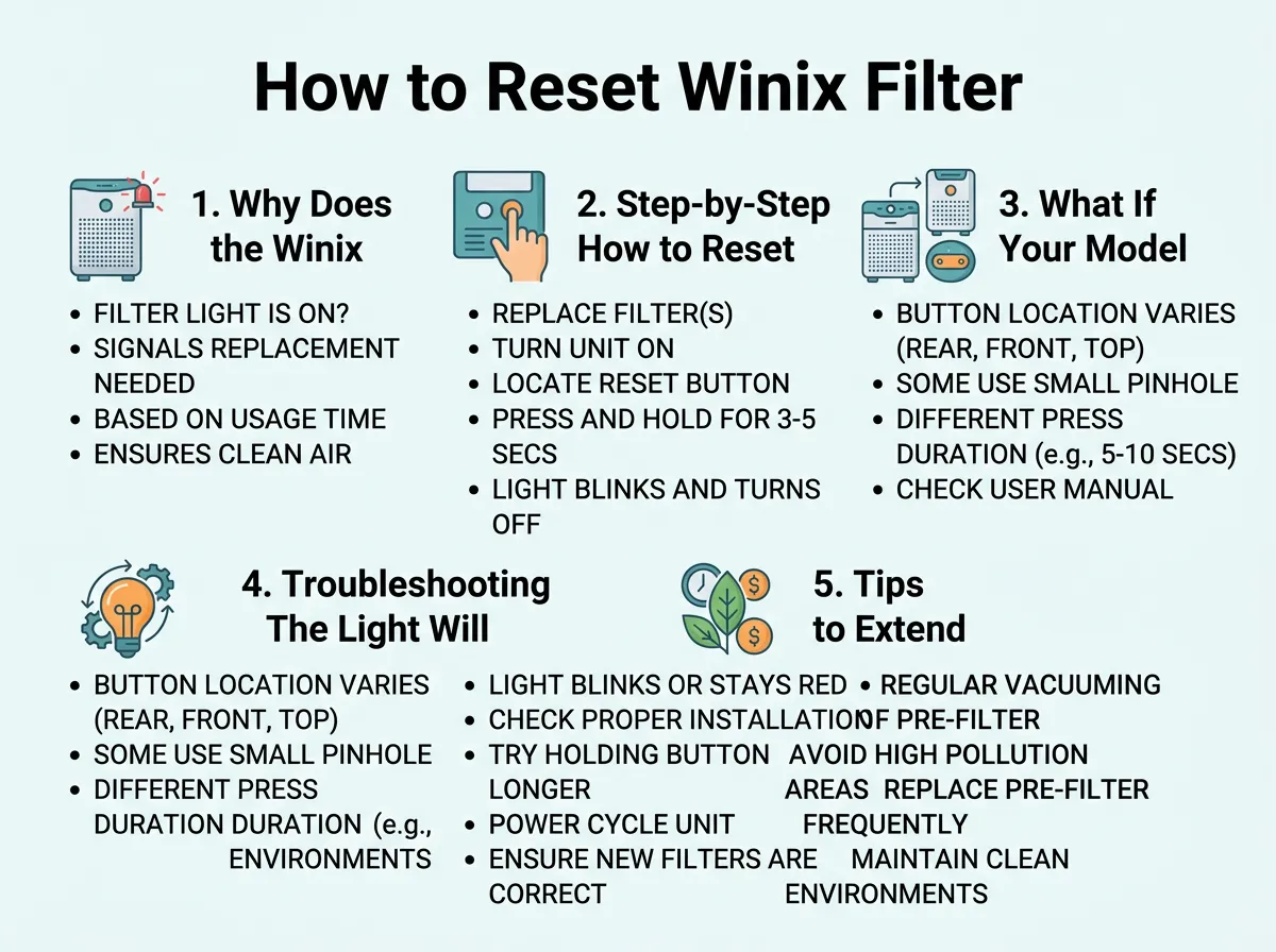 How to Reset Winix Filter Light?
