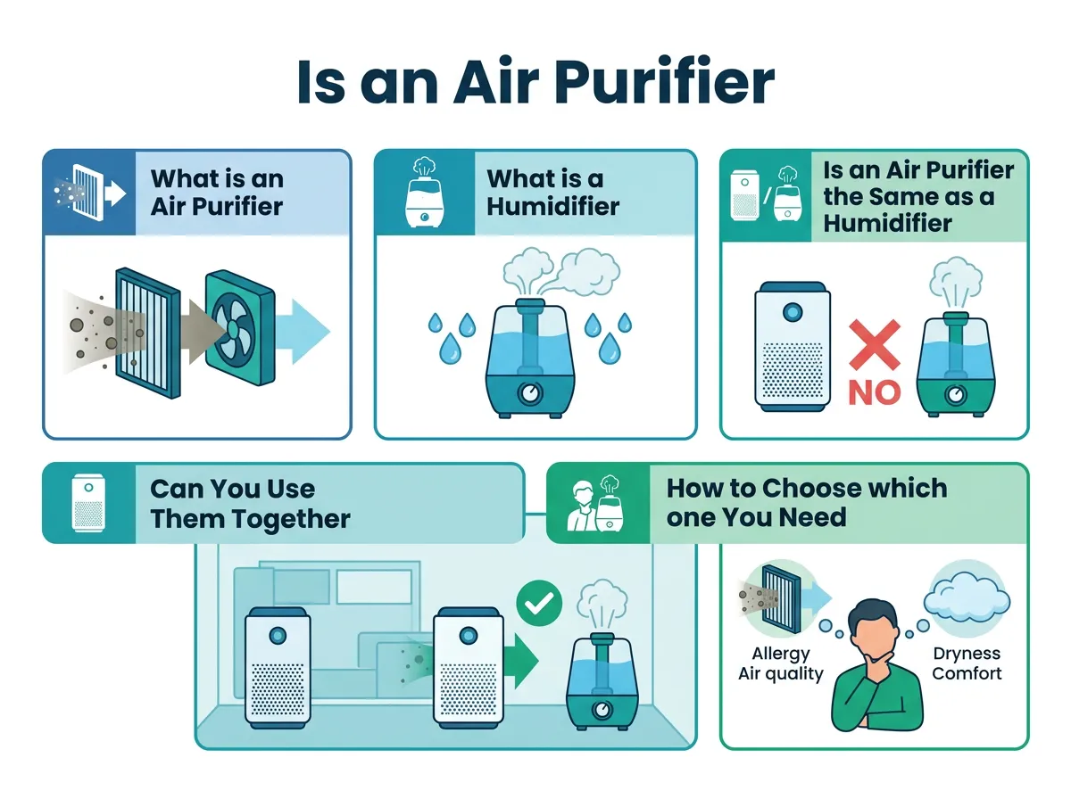 Is an Air Purifier the Same as a Humidifier?