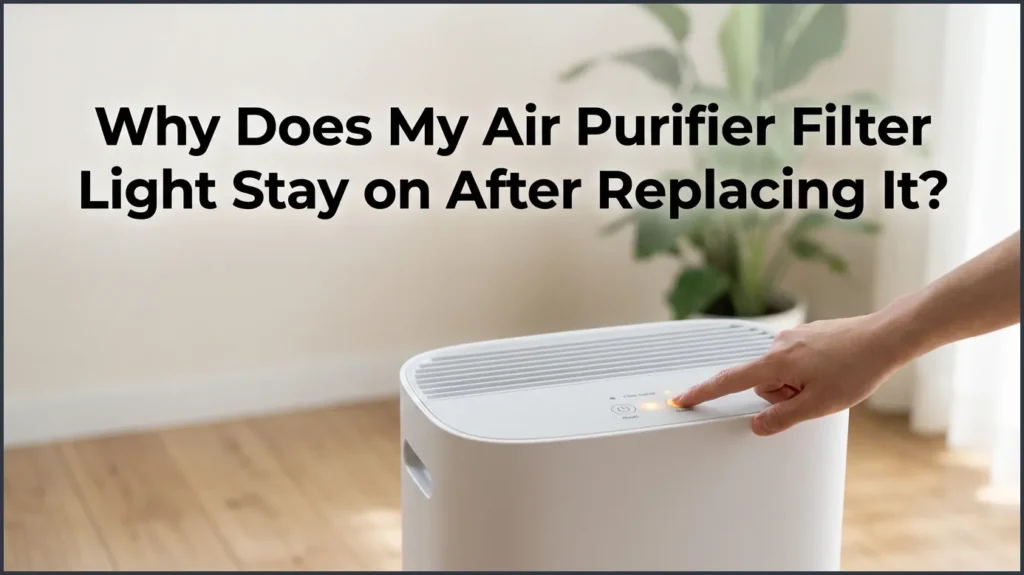 Why Does My Air Purifier Filter Light Stay on After Replacing It? Why Does My Air Purifier Filter Light Stay On After Replacing It?