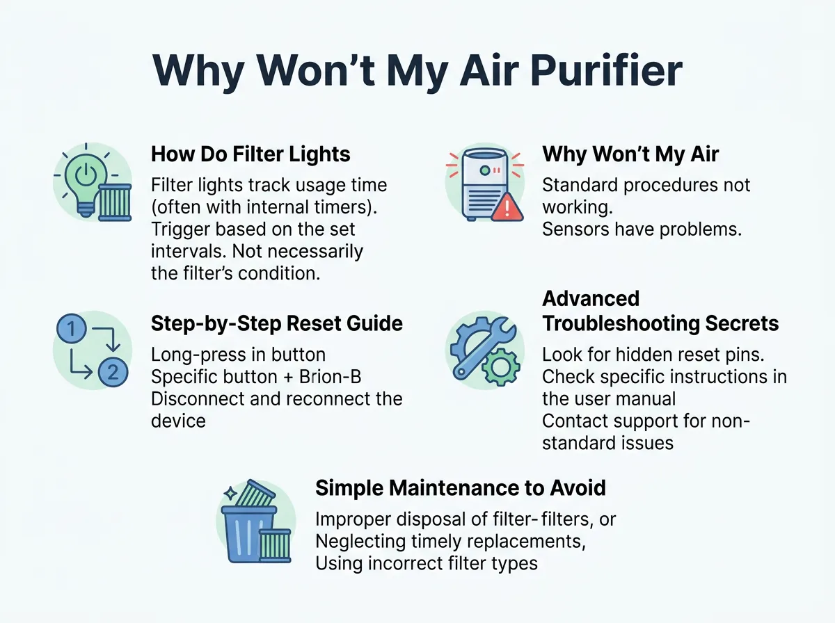 Why Won't My Air Purifier Filter Light Reset?
