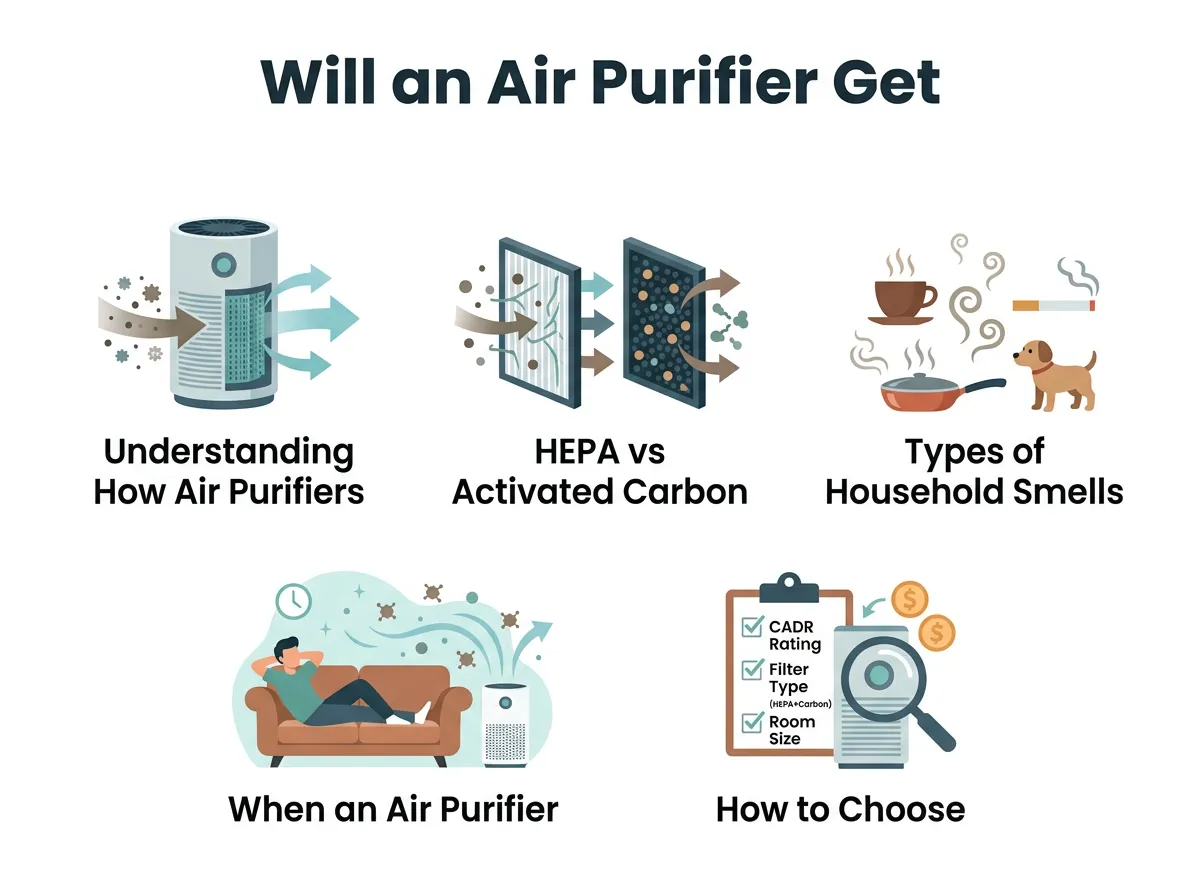 Will an Air Purifier Get Rid of Smells?