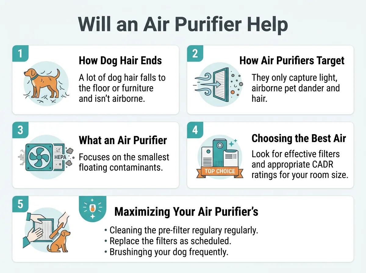 Will an Air Purifier Help With Dog Hair?